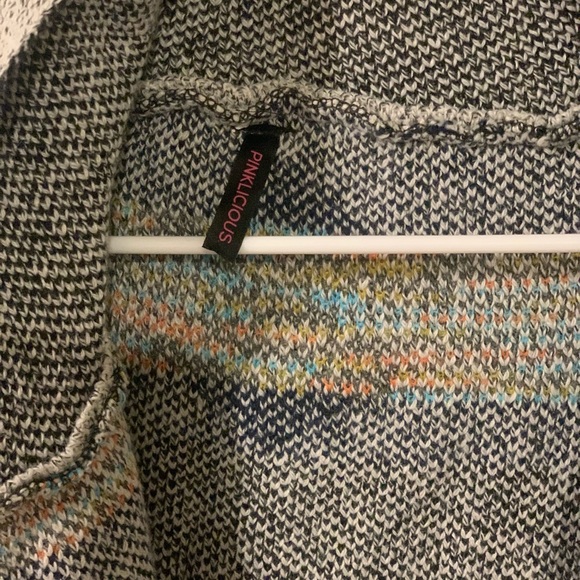 Heavy Aztec print open cardigan - Picture 2 of 3